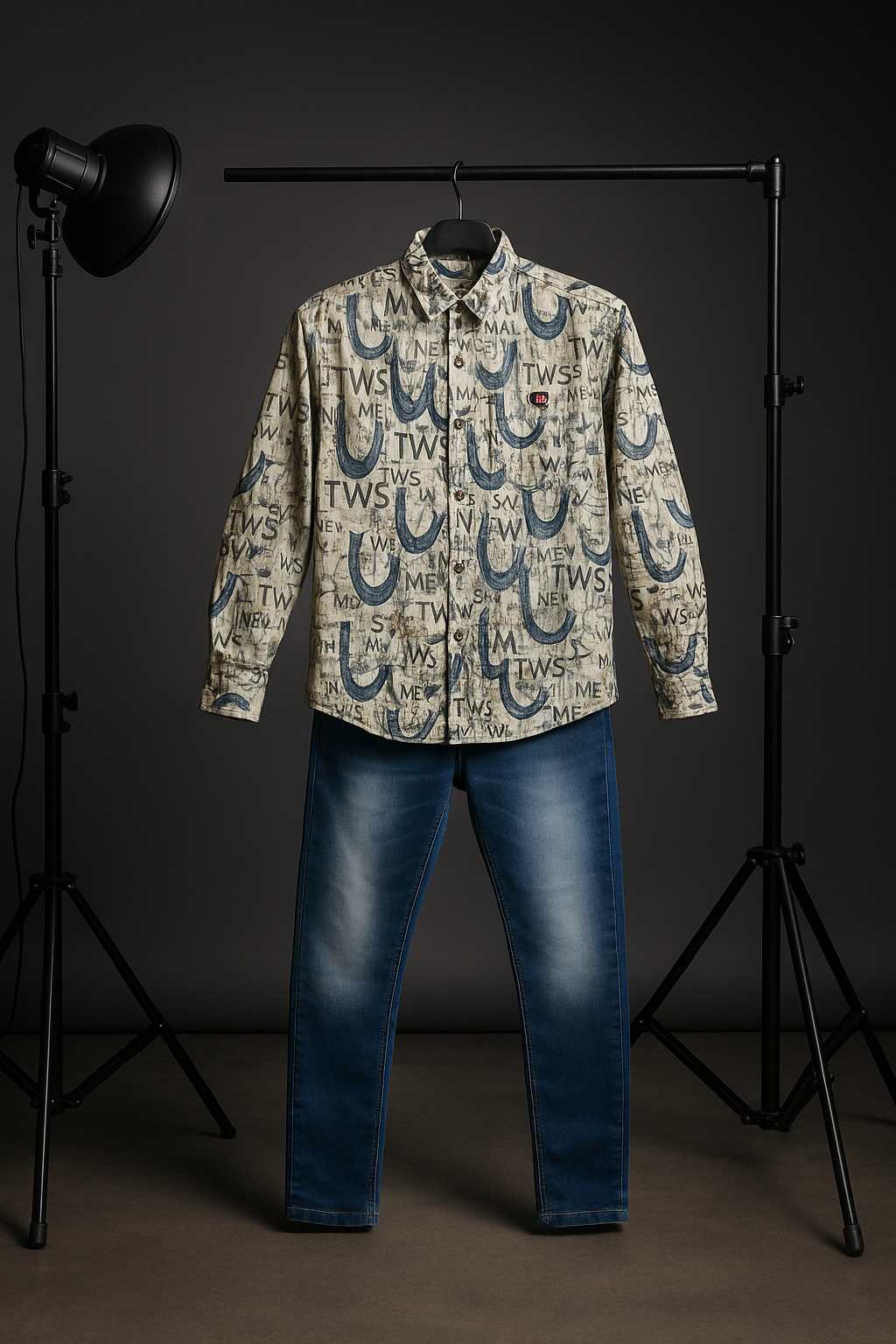 shirt % jeans pant combo