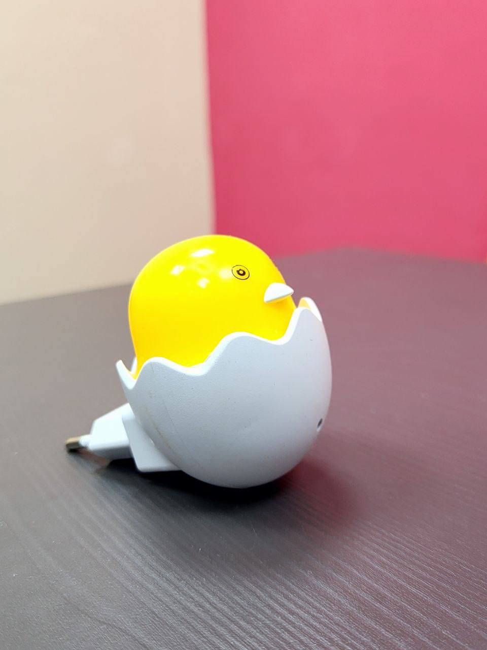 Yellow Duck With Egg Shape Led small Night Light