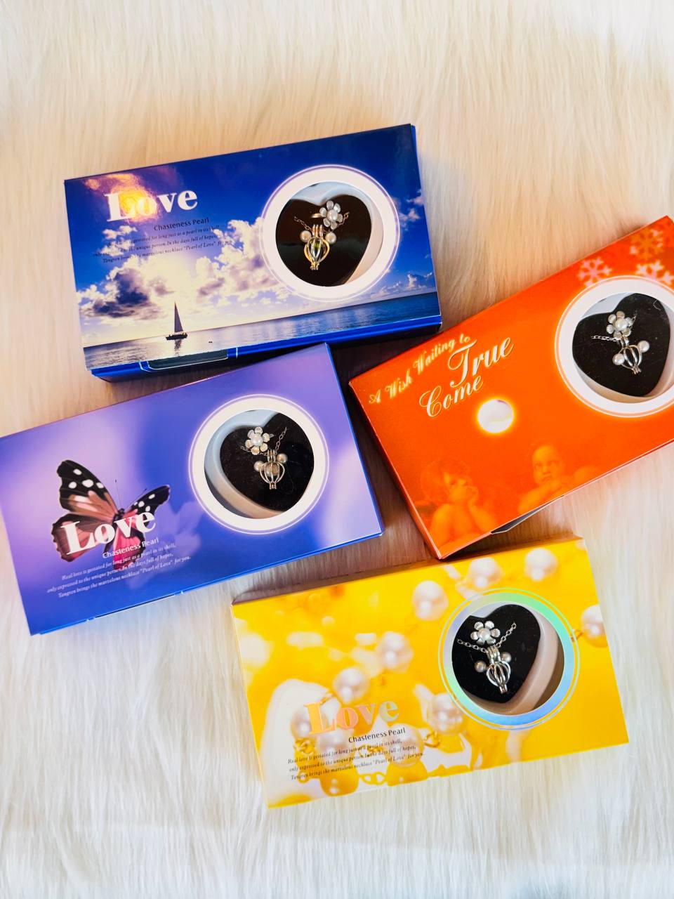 Wish & Love Pearl Necklace Pendent